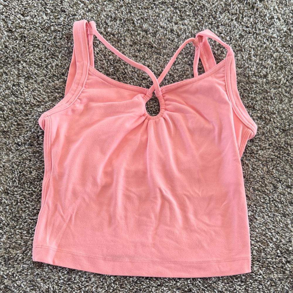 Athleta Peach/Coral Tank Top Size XXS